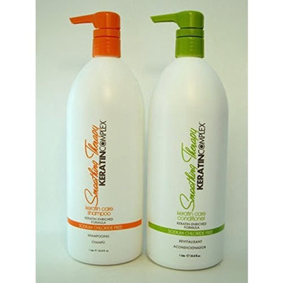 Coppola Keratin Complex Smoothing Therapy Keratin Care Shampoo & Conditioner Liter Duo