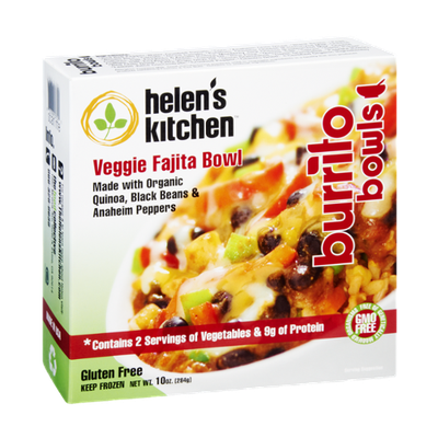 Helen's Kitchen Gluten Free Veggie Fajita Burrito Bowls