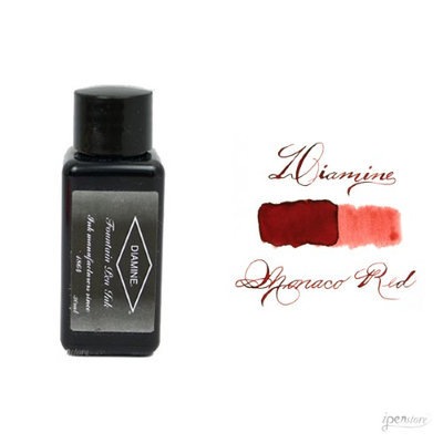 Diamine 30 ml Bottle Fountain Pen Ink, Monaco Red