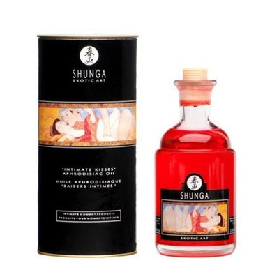 Shunga Aphrodisiac Oil, Orange, 3.5-Ounce Bottle