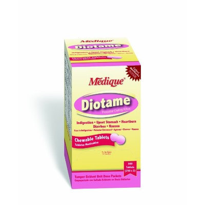 MEDIQUE 22013 Antacid/Anti-Diarrheal,262mg, PK500