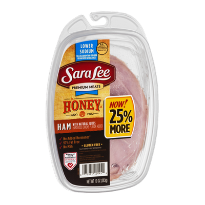 Sara Lee Premium Meats Sliced Honey Ham Lower Sodium