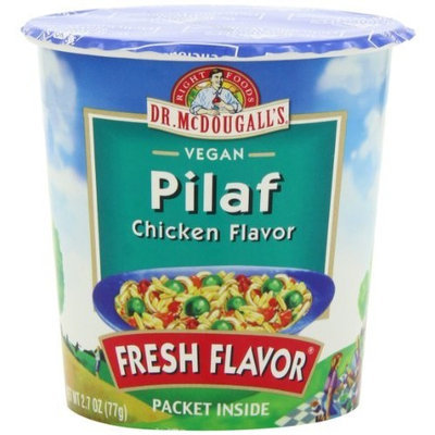 Dr. McDougall's Right Foods Vegan Pilaf Chicken Flavor, 2.7-Ounce Cups ( Pack of 6)