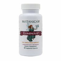 Vitanica Luminous Hair, Skin & Nails Support, Vegetarian Capsules, 60 ea