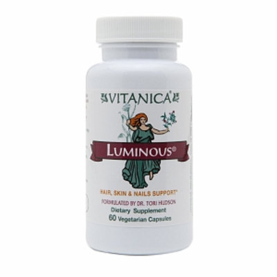 Vitanica Luminous Hair, Skin & Nails Support, Vegetarian Capsules, 60 ea