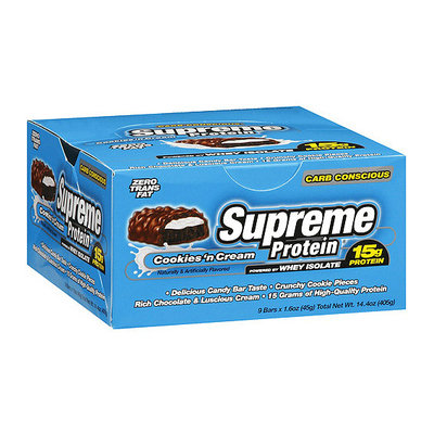 Supreme Protein Cookies 'N Cream Protein Bars