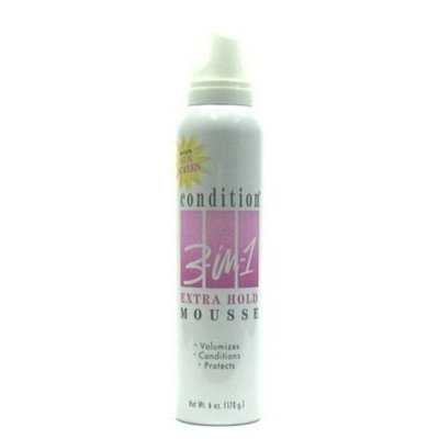 Condition 3-N-1 Mousse 6 oz. Extra-Hold (Case of 6)
