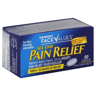 Harmon Face Values Naproxen Sodium 50-Count Caplets