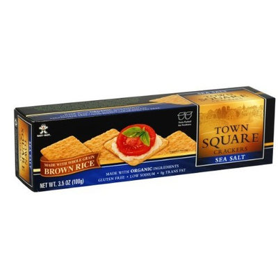 Want Want Town Square Crackers Sea Salt, 3.5-Ounce (Pack of 6)