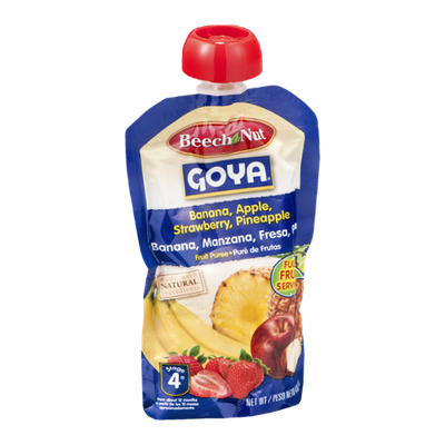 Beech-Nut® Stage 4 Goya Banana, Apple, Strawberry, Pineapple Fruit Puree