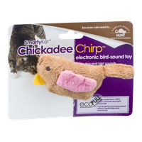 SmartyKat Chickadee Chirp Electronic Bird-Sound Toy