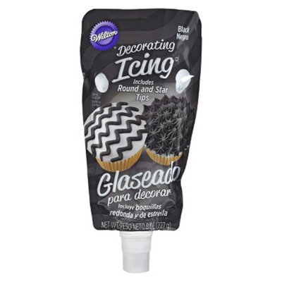 Wilton Black Icing Pouch with Tips