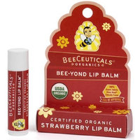 Beeceuticals Organics Bee-Yond Lip Balm Strawberry 0.15 Ounces