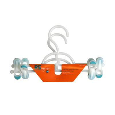 Room Essentials Soft Touch Skirt Hangers with Clips 2-pk.