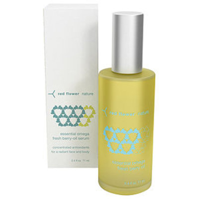 red flower nature therapeutic skincare essential omega fresh berry-oil serum