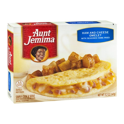 Aunt Jemima Omelet Ham & Cheese with Seasoned Fries