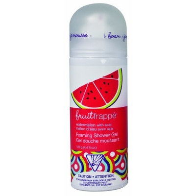 Upper Canada Soap Fruit Frappe Foaming Shower Gel, Watermelon with Acai Berry, 4.4-Ounce