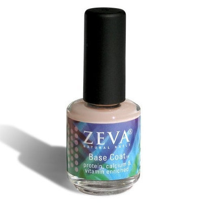 Zeva Natural Nails Zeva Base Coat - Protein, Calcium and Vitamin Enriched Formula - Hydrating Nail Polish Base Coat - .5 Fl Oz / 15 Ml