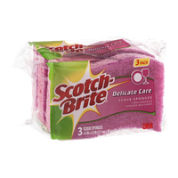 Scotch-Brite Delicate Care Scrub Sponges - 3 CT