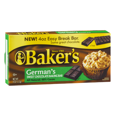 Baker's German's Sweet Chocolate Baking Bar