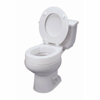Mabis Briggs Healthcare Elongated Hinged Toilet Seat