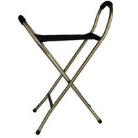 Harvy Quad Seat Cane - Black