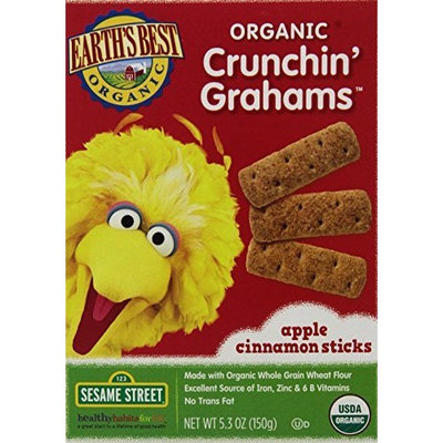 Earth's Best Organic® Apple Cinnamon Crunchin' Grahams