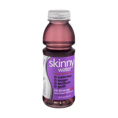Skinny Hi-Energy Acai Grape Blueberry Water Beverage