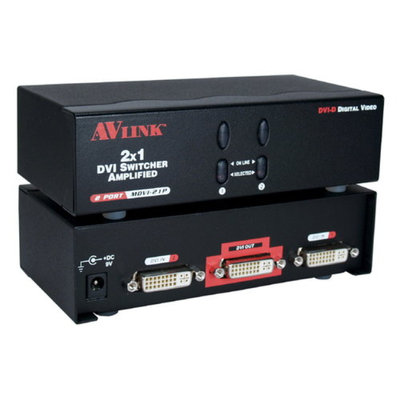 QVS MDVI-21P 2x1 2Port DVI UXGA Digital Video Switcher