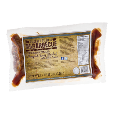 Real Urban Barbecue Chopped Beef Brisket With BBQ Sauce