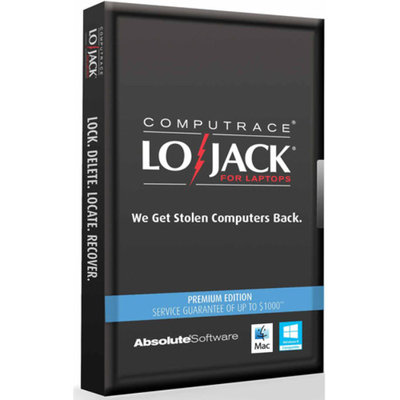 Absolute Software Lojack for Laptops Premium Edition, 3-Year License (Windows/Mac) (Digital Code)