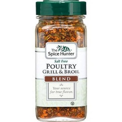 The Spice Hunter Poultry Grill and Broil, No Salt, 2.2-Ounce Jars (Pack of 6)