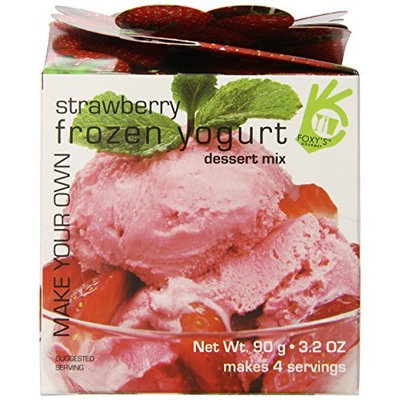 Foxy Gourmet Strawberry Make Your Own Frozen Yogurt, 3.2-Ounce Boxes (Pack of 3)