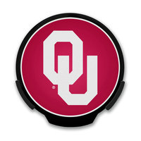 Power Decal 4 in. NCAA Team Automatic Activated LED Window Light University of Oklahoma Sooners Logo Sign 156686