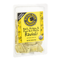 Rising Moon Organics Ravioli Basil, Asiago & Pine Nut Pesto