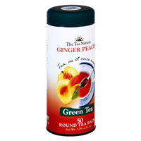 The Tea Nation Ginger Peach Green Tea Round Bags - 50 CT