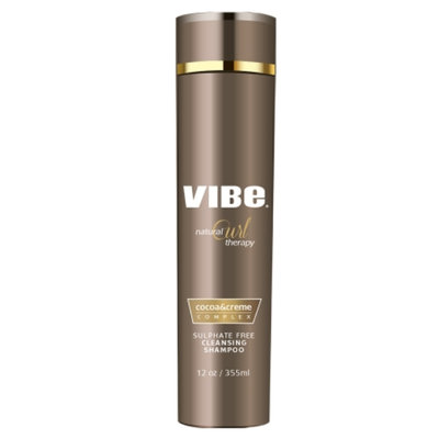 Vibe Beauty Natural Curl Therapy Sulphate Free Cleansing Shampoo, 12 fl oz