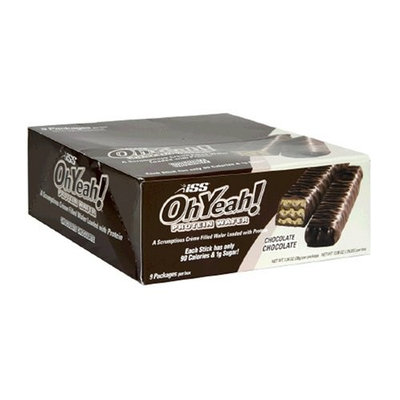 ISS Oh Yeah! Protein Wafer Bar, Chocolate Peanut Butter, 1.34-Ounce Bars in 9-Count Boxes