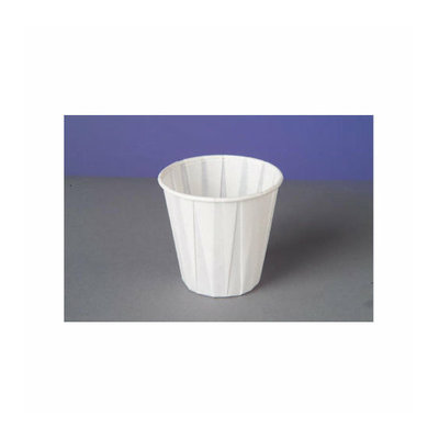 Genpak Paper Drinking Cups in White