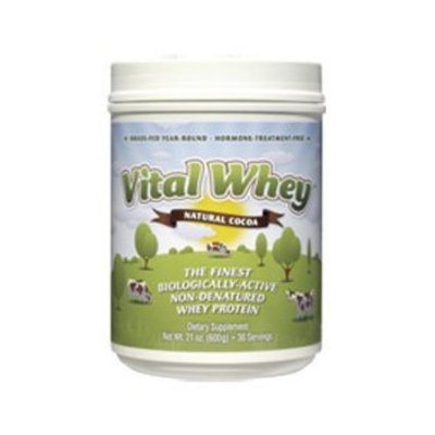 Well Wisdom Vital Whey Natural Cocoa 21 oz (WellWisdom)