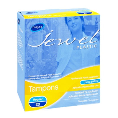 CareOne Jewel Regular Unscented Tampons - 20 CT