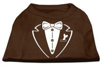 Ahi Tuxedo Screen Print Shirt Brown XL (16)
