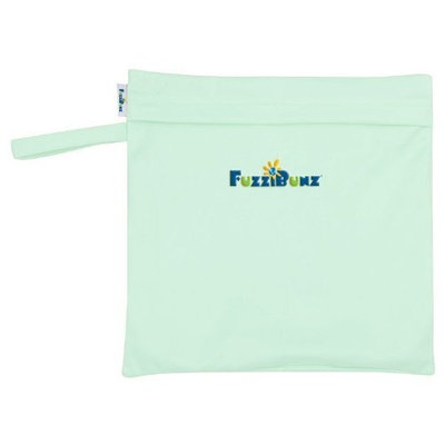 FuzziBunz Zippered Diaper Tote, Mint (Discontinued by Manufacturer)