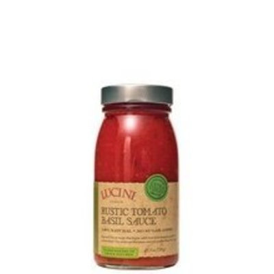 Lucini Italia Sauce Tmto Rustic Basil 13.5 OZ (Pack of 12)