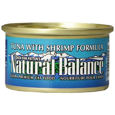 Natural Balance Tuna with Shrimp Formula Cat Food (Pack of 24 3-Ounce Cans)