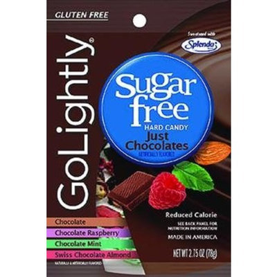 Go Lightly GoLightly Sugar Free Just Chocolates Candy (12x2.75 OZ)
