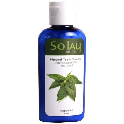 So Smile Peppermint Natural Tooth Powder, 2-Ounce