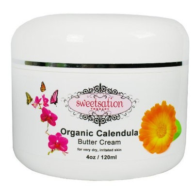 Sweetsation Therapy Organic Calendula Baby Butter Cream, 4oz