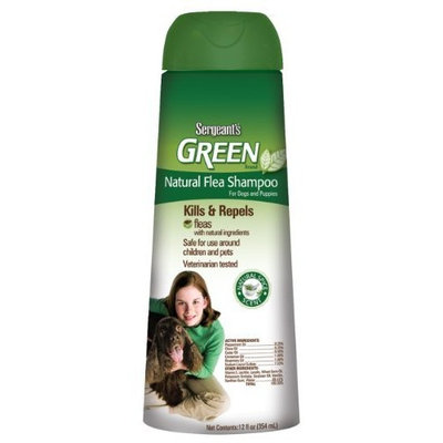 Sergeant's Pet Sergeant's Green Flea Shampoo Dog 12-Ounce
