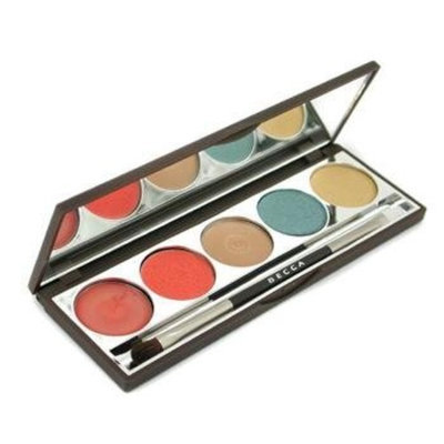 BECCAby Rebecca Virtue BECCAOther - Bombora Palette (Highlighting Creme + 2X Compact Eyeliner + Lip & Cheek Creme + Lip Gloss + Eye Brush) For Women